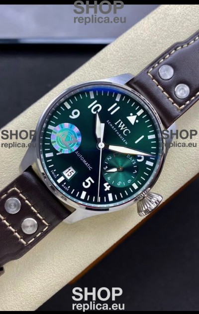 IWC Big Pilot IW501015 - Functional Power Reserve Green Dial 1:1 Mirror Watch