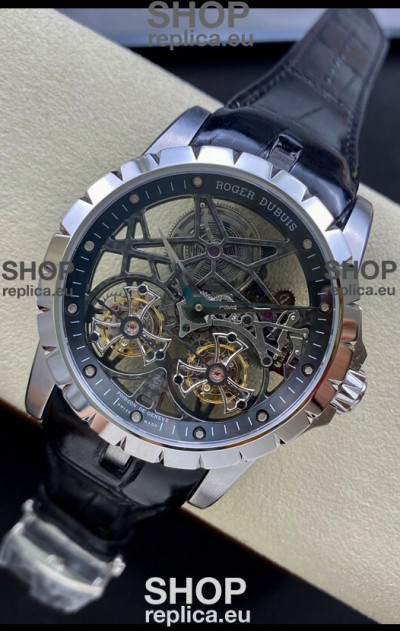 Roger Dubuis Excalibur Dual Tourbillon 1:1 Mirror Swiss Steel Case
