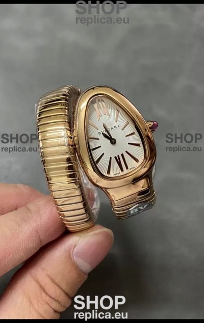 Bvlgari Serpenti Edition Rose Gold Casing Watch in 1:1 Mirror Quality
