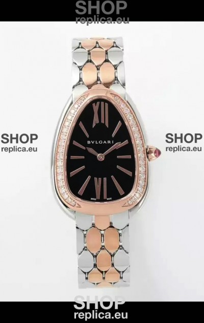 Bvlgari Serpenti Seduttori Edition in Two Tone Rose Gold Casing Super Clone Watch