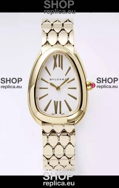 Bvlgari Serpenti Seduttori Edition in Yellow Gold Casing Super Clone Watch