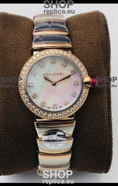 Bvlgari LVCEA Edition Watch in Two Tone Rose Gold Steel - 1:1 Mirror Replica