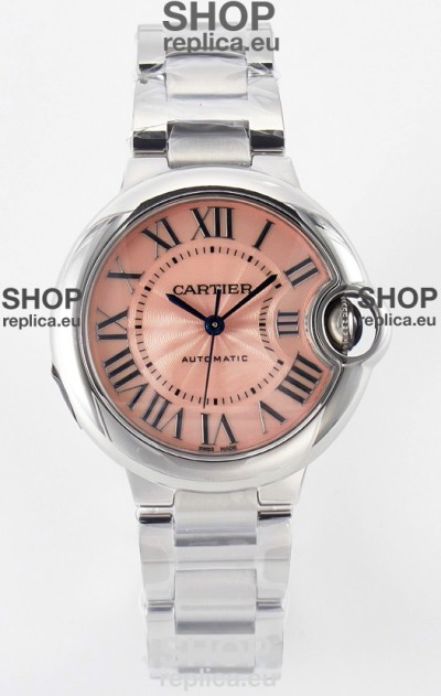 Ballon De Cartier Swiss Automatic 1:1 Mirror Quality 33MM in Steel Casing