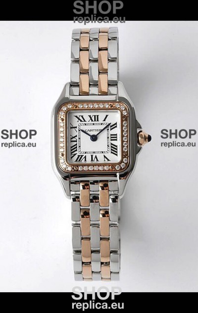 PANTHERE de Cartier Edition 22mm 1:1 Mirror Swiss Watch Rose Gold Two Tone Casing
