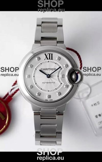 Ballon De Cartier Swiss Automatic 1:1 Mirror Quality 33MM in Steel Casing