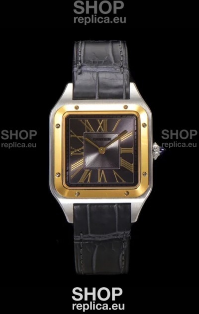 Cartier Santos Dumont 31.4MM Super Clone Edition Watch in Two Tone Casing