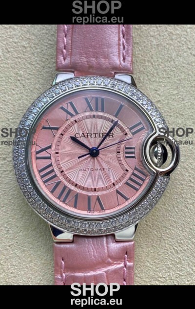 Ballon De Cartier Swiss Automatic 1:1 Mirror Quality 33MM in Steel Casing