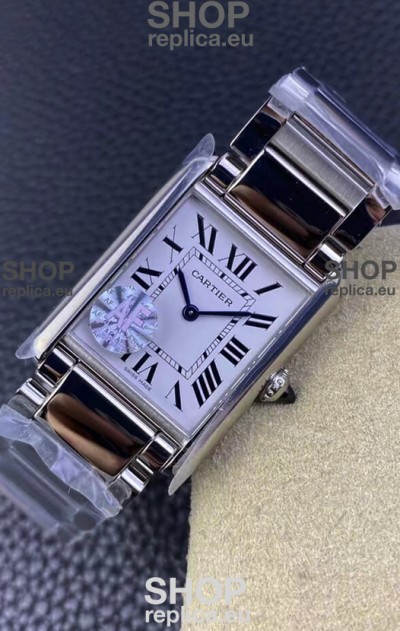 Cartier Tank Solo Swiss Quartz Watch in Stainless Steel Casing - 25.5MM Wide 1:1 Mirror Replica