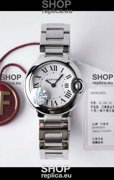 Ballon De Cartier Swiss Quartz 1:1 Mirror Quality 28MM in Steel Casing