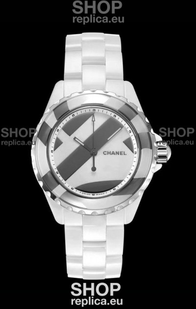 Chanel J12 Untitled White Ceramic Casing Watch 1:1 Mirror Replica Watch - 38MM Automatic Movement