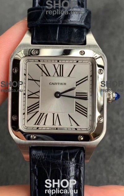 Cartier Santos Dumont 1:1 Mirror Swiss Replica Watch in Steel Casing 42MM 