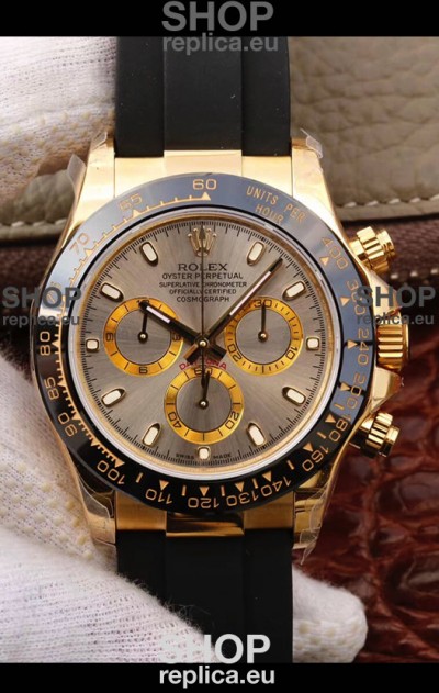 Rolex Cosmograph Daytona 116508 Yellow Gold Original Cal.4130 Movement - 904L Steel Watch