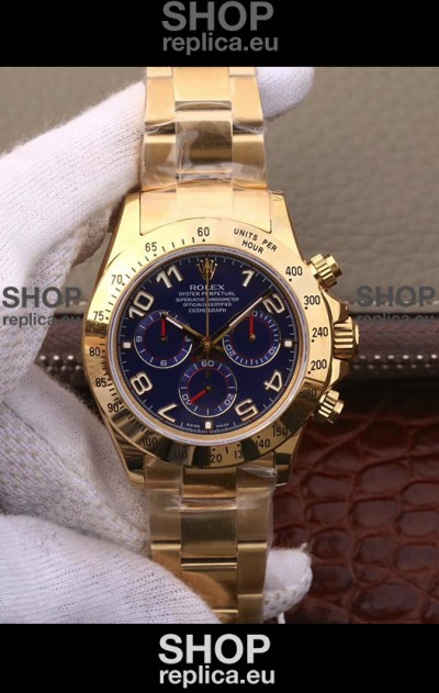 Rolex Cosmograph Daytona 116508 Yellow Gold Original Cal.4130 Movement - 904L Steel Watch