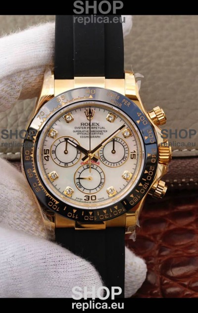 Rolex Cosmograph Daytona 116508 Yellow Gold Original Cal.4130 Movement - 904L Steel Watch