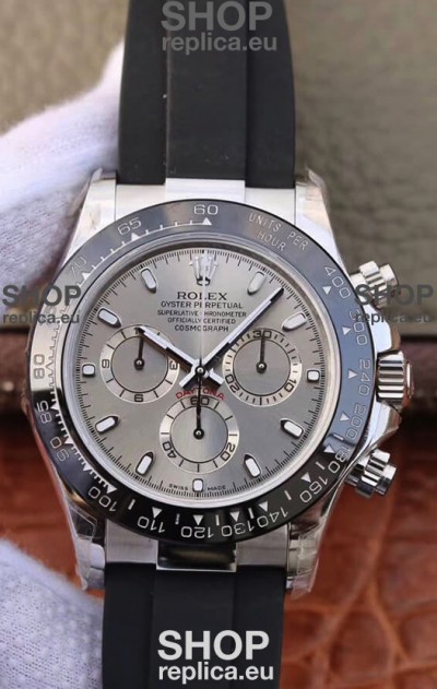 Rolex Cosmograph Daytona 116509 White Gold Original Cal.4130 Movement - 904L Steel Watch