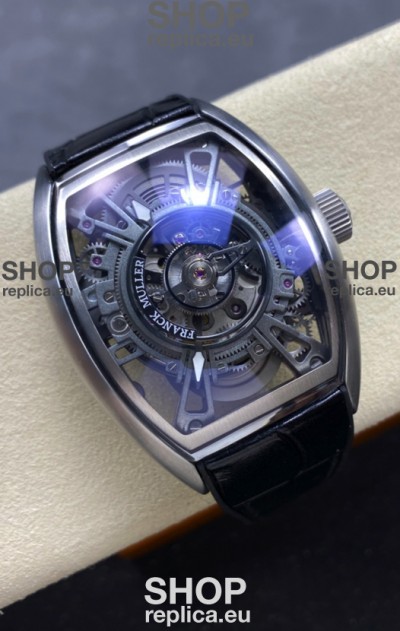 Franck Muller Curvex Grand Central Tourbillon Stainless Steel Watch in 1:1 Mirror Replica Watch