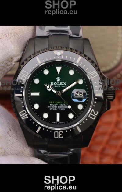 Rolex SeaDweller Deep-Sea Green Dial in 1:1 Mirror Quality - PVD Casing