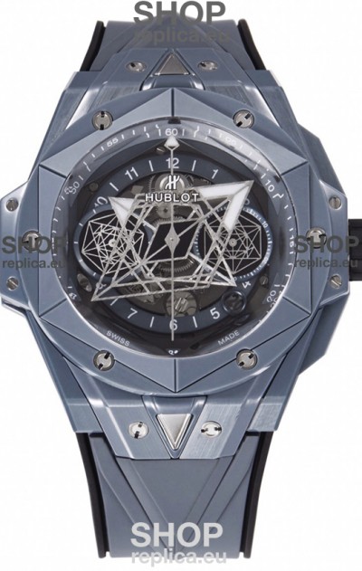 Hublot Big Bang UNICO Sang Bleu II Grey Ceramic 1:1 Mirror Quality Swiss Replica Watch