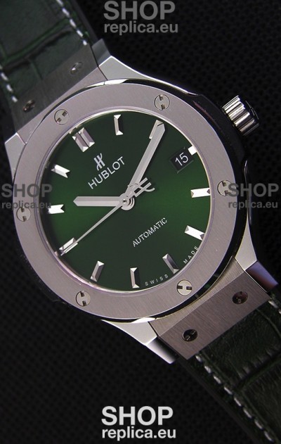 Hublot Big Bang Classic Fusion 38MM 1:1 Mirror Replica Watch Green Dial 