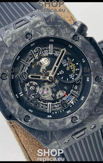 Hublot Big Bang Unico Black Carbon Las Vegas Boutique Edition Swiss Replica Watch 