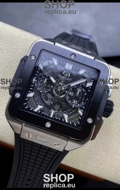 Hublot Square Bang Unico Titanium Chronograph Watch 1:1 Mirror Replica