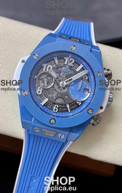 Hublot Big Bang Unico Blue PVD 1:1 Mirror Edition Swiss Replica Watch