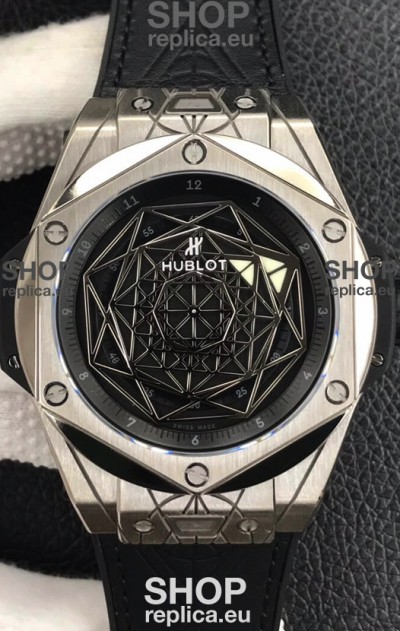 Hublot Big Bang Sang Bleu Stainless Steel 1:1 Mirror Replica Edition - 45MM 