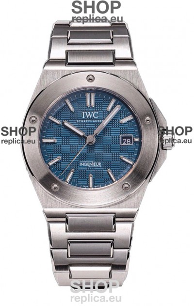 IWC Ingenieur IW3289 Blue Dial 1:1 Mirror Swiss Replica Watch 40MM