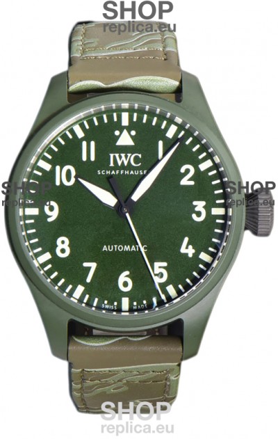 IWC Big Pilot's Top Gun Woodland Edition 43MM Ceramic Casing Swiss Replica Watch 