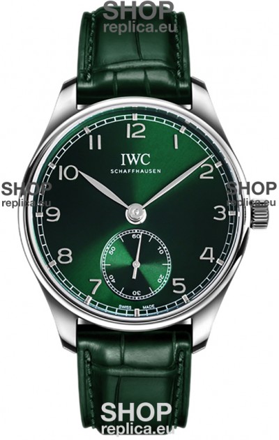 IWC Portugieser Automatic 40 IW358310 Green Dial in Stainless Steel 1:1 Mirror Replica Watch 