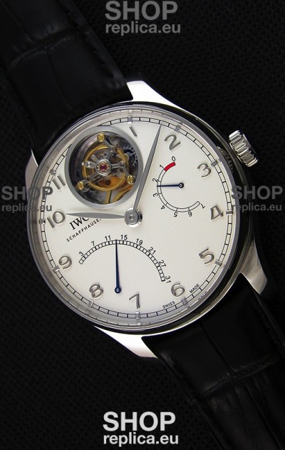 IWC Portugieser Tourbillon Mystere Retrograde IW504601 White Dial UPDATED 2019 Version 
