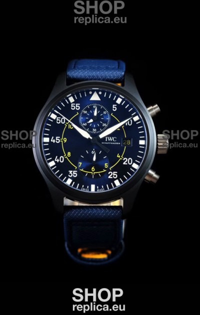 IWC Pilot's Chronograph IW389008 Blue Angels Edition 1:1 Mirror Replica Watch 