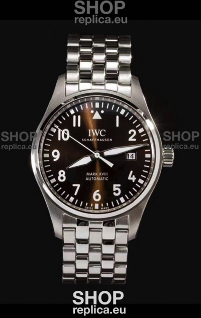 IWC MARK XVIII Antoine de Saint-Exupéry Edition in 904L Brown Dial 40MM - 1:1 Mirror Replica