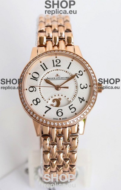 Jaeger-LeCoultre Rendez-Vous Steel Night & Day 1:1 Mirror Rose Gold Watch