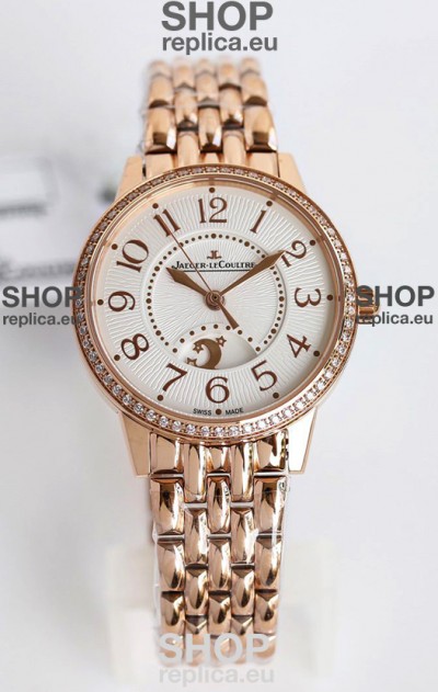 Jaeger-LeCoultre Rendez-Vous Steel Night & Day 1:1 Mirror Rose Gold Watch