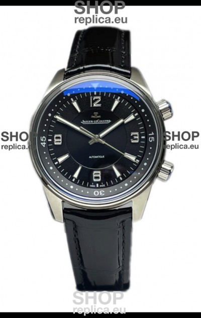 Jaeger LeCoultre Polaris Automatic Black Dial Steel Casing 41MM Swiss Replica Watch 