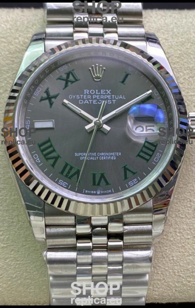 Rolex Datejust Wimbledon Cal.3235 Movement Swiss Watch - Ultimate 904L Steel 36MM