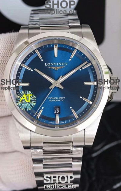 Longines Conquest Automatic Blue Dial Automatic Watch in Steel Casing