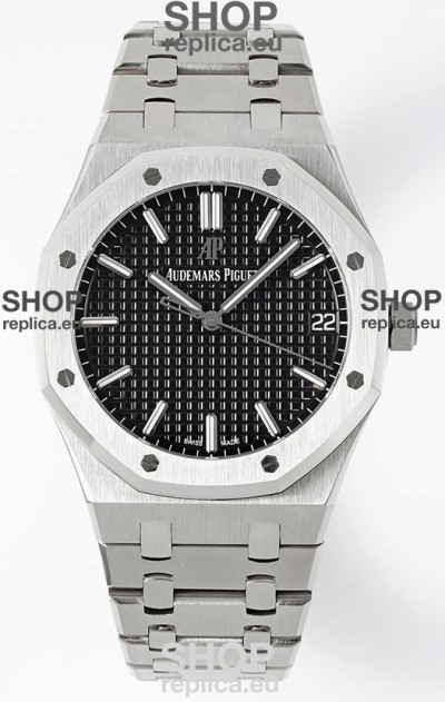 Audemars Piguet Royal Oak 15500 41MM Black Dial 904L Steel CALIBRE 4302 Movement 1:1 Mirror Replica