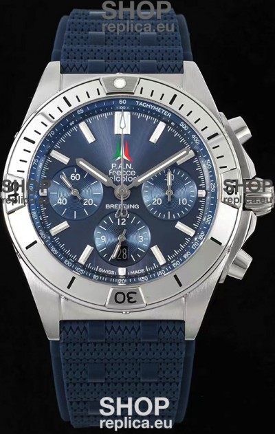 Breitling Chronomat B01 42 Edition Swiss 904L Steel Casing Blue Dial 1:1 Mirror Replica Watch