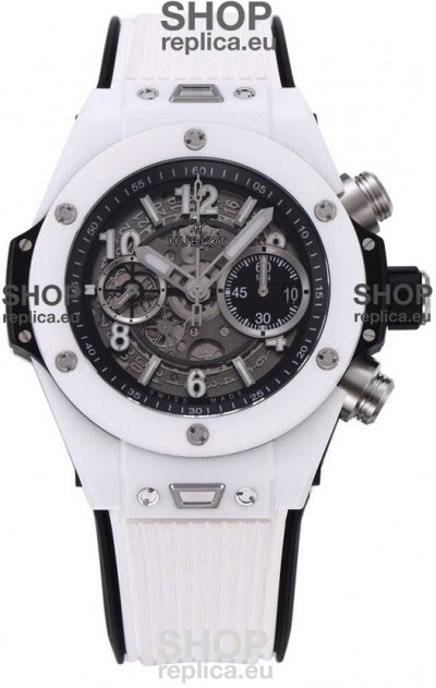 Hublot Big Bang Unico White Ceramic Casing 1:1 Mirror Edition Swiss Replica Watch