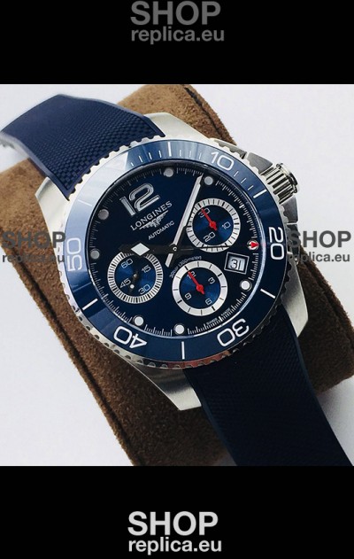 Longines HydroConquest Automatic Chronograph 1:1 Swiss Replica Blue Dial Watch 