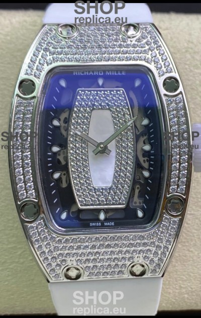 Richard Mille RM-07-01 Diamonds Dial and Casing Ladies 1:1 Swiss Replica Watch 