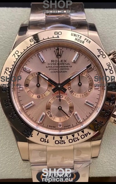 Rolex Cosmograph Daytona M116505 Rose Gold Original Cal.4130 Movement - 904L Steel Watch