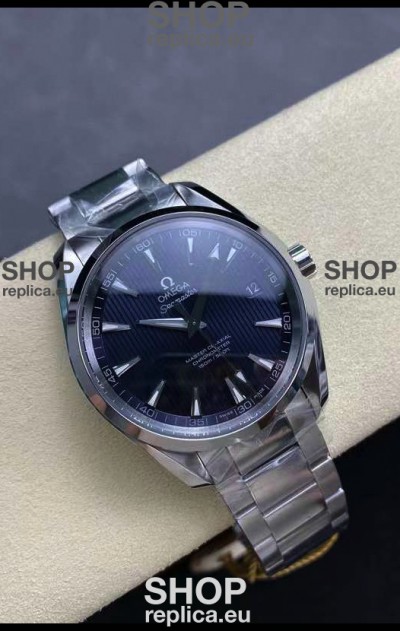 Omega Aqua Terra 150M Blue Dial 904L Steel Casing Blue Dial 1:1 Mirror Replica 41MM 
