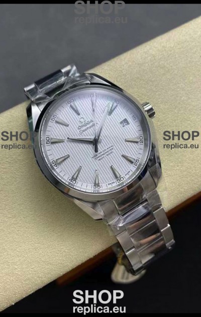 Omega Aqua Terra 150M White Dial 904L Steel Casing White Dial 1:1 Mirror Replica 41MM 