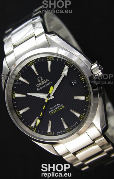 Omega Master Co-Axial Aqua Terra 15,000 Gauss Black Dial 1:1 Mirror Replica