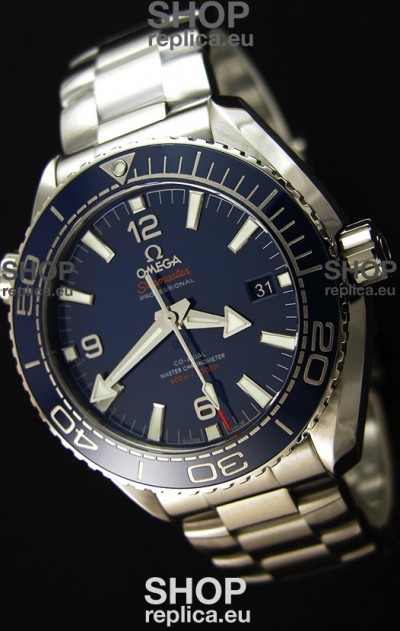 Omega Seamaster Planet Ocean 600M Blue Dial 43.5MM Updated Swiss 1:1 Edition Watch 