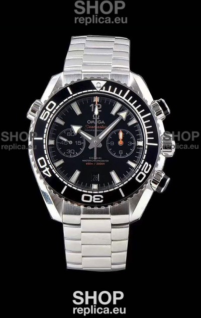 Omega Planet Ocean 600M Chronograph 904L Steel 1:1 Mirror Replica Watch 