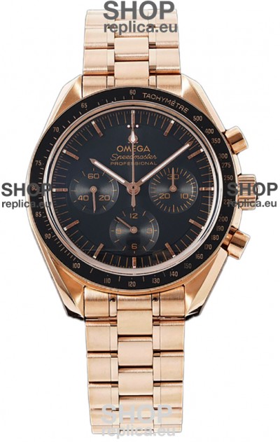 Omega Speedmaster Rose Gold Co-Axial Chronograph 41MM 1:1 Mirror Replica Watch